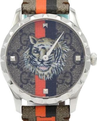 Gucci Pre-owned Vintage Polshorloge - Dames - Vintage Horloges - Bruin - ONE Size - Vintage