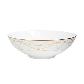Prouna Gem Cut Gold Serving Bowl in White at Nordstrom