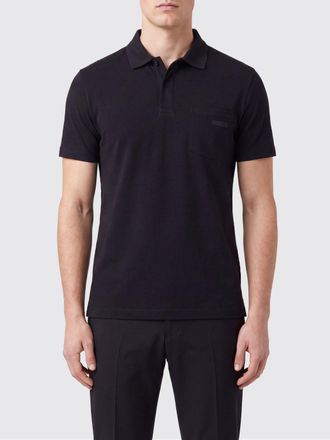 Roberto Ricci Design Polo a maniche lunghe in cotone stretch con colletto classico
