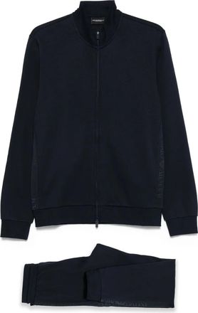 Emporio Armani Pantaloni sportivi con vita elasticizzata - Blu