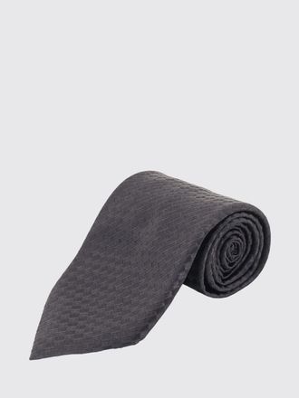 Tom Ford Silk Ceremony Tie with Tone-on-Tone Stripe Pattern