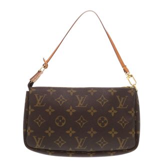 Louis Vuitton Brown Monogram Pochette Pouch (Pre-Owned)