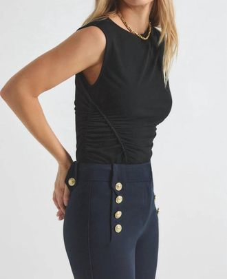 Derek Lam Sophia Tee In Black