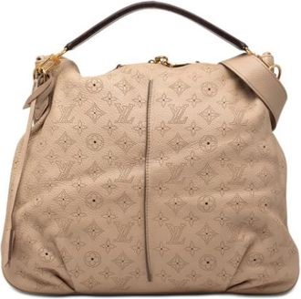 Louis Vuitton Pre-owned Selene MM - Dames - Vintage Handtas - Beige - ONE Size - Leer - Vintage