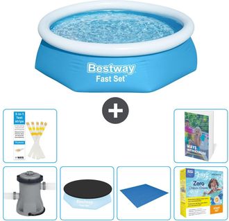 Bestway Piscina Bestway Fast Set Redonda - 244x61 Cm - 7-piezas S198