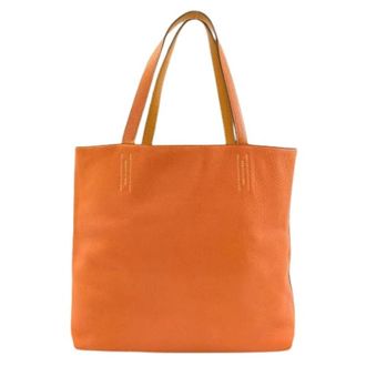 Herm&egrave;s Borsa tote Pre-owned - - Pre-owned - Donna - Arancione - ONE SIZE