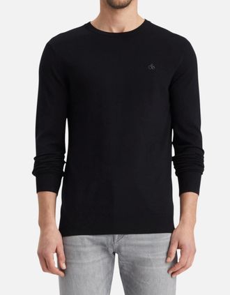 Scotch & Soda Mens Scotch & Soda Viscose Pullover Crew Neck Black - Size: 38