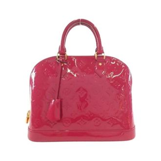 Louis Vuitton Pre-owned Handbags, female, Pink, Size: ONE SIZE Pre-owned Alma Vernis Patent Handbag