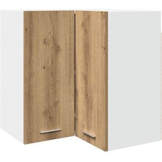 vidaXL Mobile Pensile Angolo Lyon Rovere Artigianale 57x57x60 vidaXL