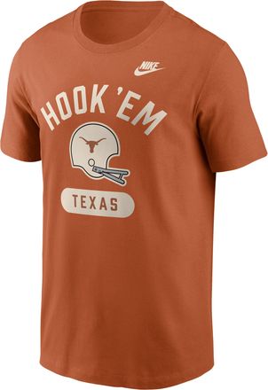 Nike Texas Legacy Arch Helmet Nike Mens College T-Shirt in Orange | N19981FTXV-FMQ