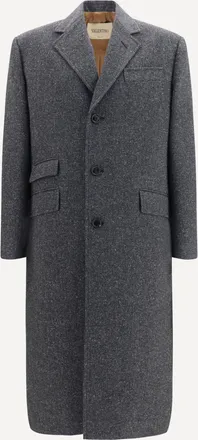 Valentino Long single-breasted Coat Male 52