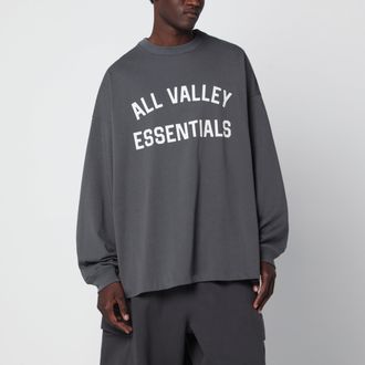 Fear of God Grey Merch long-sleeved cotton T-shirt