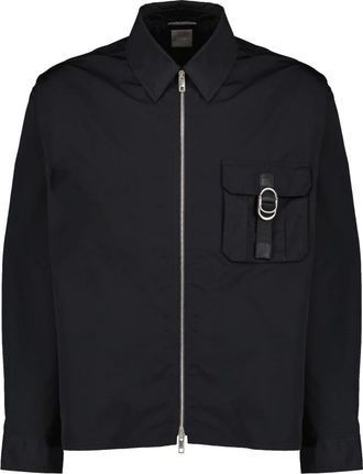 Dior Zipped Overshirt - Heren - Zomerjassen - Zwart - M - Jassen