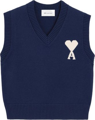 Ami Ami De Coeur Knitted Vest