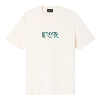 Emporio Armani Short Sleeve T-Shirt - Heren - T-shirts - Beige - S - Katoen - Tops