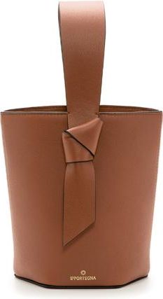 La Portegna Julieta Shoulder Bag Minimalist Lines And Timeless Design in Brown at Nordstrom
