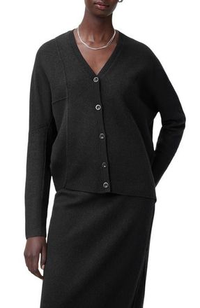AllSaints Antonia Merino Wool Cardigan in Black at Nordstrom, Size Medium