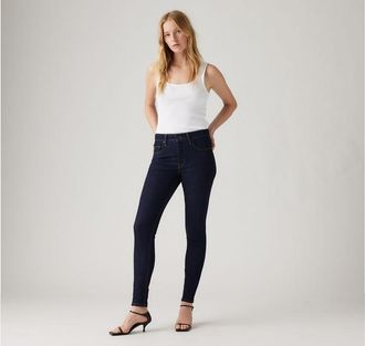 Levi's 721 High Rise Skinny Jeans - Womens - 23X28 - Dark Wash / Dark Indigo Rinse