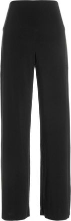 Norma Kamali Black Straight Leg Pants