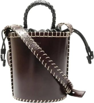 Chlo&eacute; Pre-owned Bucket Bags, female, Brown, Size: ONE SIZE Pre-owned Leather handbags