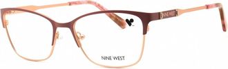 Nine West Ladies Black Rectangular Eyeglass Frames NW1106N