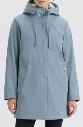 Hunter Billy Hooded Raincoat in Blizzard Blue at Nordstrom, Size Small