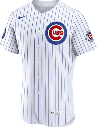 Nike Chicago Cubs Nike Mens MLB Authentic Jersey in White | 8900EJHOEJ-3TG