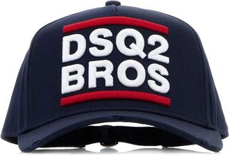 Dsquared2 Midnight Blue Cotton Baseball Cap