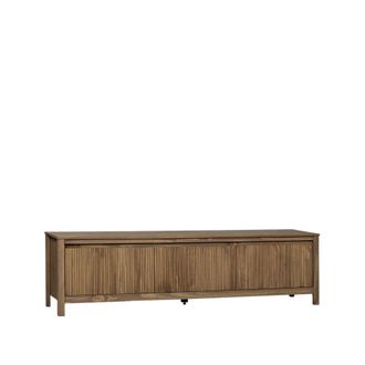 Klast Mueble tv de madera nogal 180 cm x 48 cm