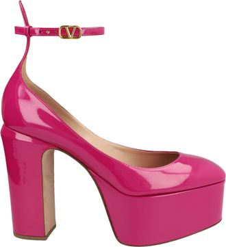 Valentino Tan-Go Platform Heels