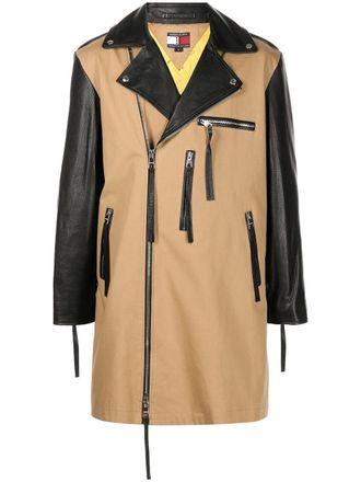 Romeo Hunte Trench con inserti - Marrone