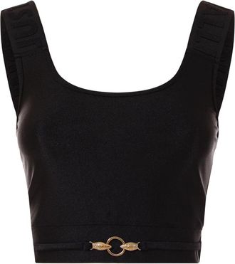 Roberto Cavalli Snakes Top - Dames - Tops zonder mouwen - Zwart - XS - Tops