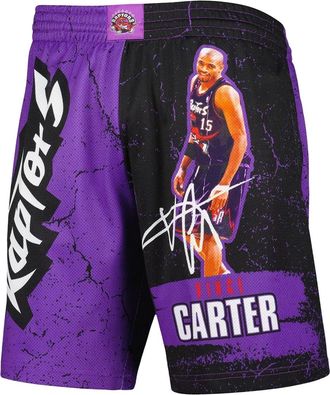 Mitchell & Ness Shorts Vince Carter Toronto Raptors Player Burst - Viola