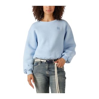 Nukus Nukus, Hoodies & sweatvesten, Dames, Blauw, XL, Katoen, Amalia Pullover