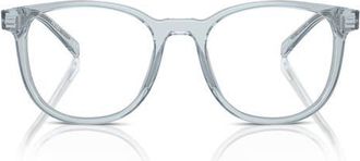 Prada 52mm Phantos Optical Glasses in Blue at Nordstrom