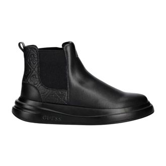 Guess Emyl Chelsea Boot - Heren - Schoenen - Zwart - Maat: 40 EU Leer