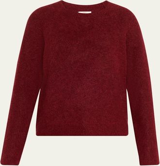 Vince Brushed Alpaca-Blend Crewneck Sweater