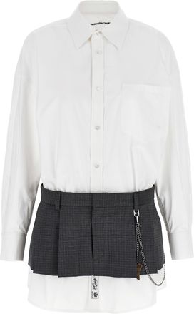 Alexander Wang Multicolor Cotton Short Womens Dress