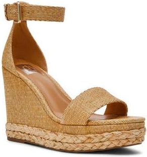 Dolce Vita Tammara Wedge Sandal in Raffia at Nordstrom Rack, Size 9.5
