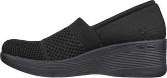 Skechers Womens Pier-Lite Wedge In Black