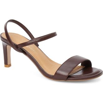 Matisse Footwear Trinity Slingback Kitten Heel Sandal in Chocolate at Nordstrom, Size 10