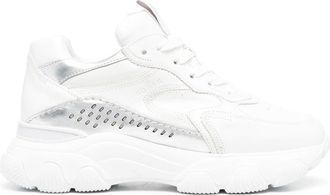 Hogan Hyperactive lace-up sneakers - women - Leather - 41 - White