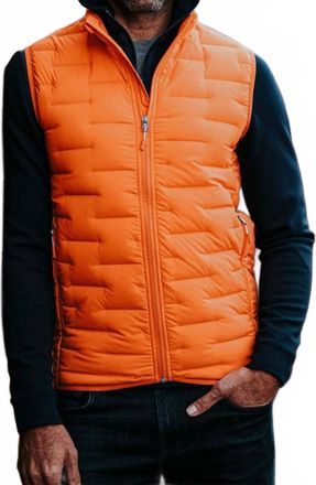 Swims Lofoten Seamless Down Vest In Swims Orange