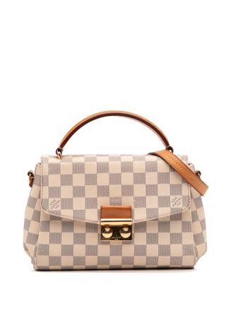 Louis Vuitton 2016 Damier Azur Croisette satchel - White