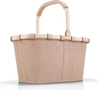 Reisenthel Einkaufskorb REISENTHEL Carrybag, Damen, beige (twist coffee), Polyester, Einkaufsk&ouml;rbe Einkaufskorb, Aus recyceltem Material