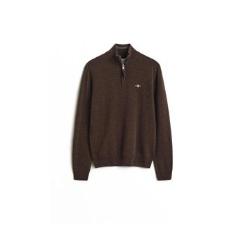 GANT Coltruien - Heren - Truien - Bruin - Maat: L Wol