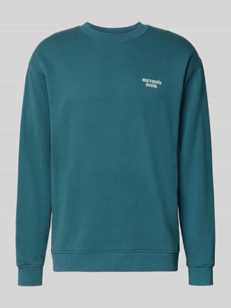 Marc O'Polo Denim Marc OPolo Denim Regular Fit Sweatshirt aus reiner Baumwolle in Petrol, Gr&ouml;&szlig;e XXL