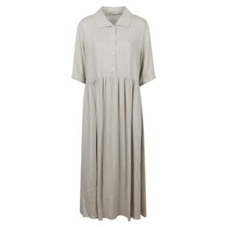 Herno Midi Dress - female - Herno - Midi Dresses - Beige - XL - Dresses