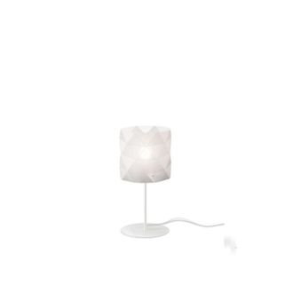 Linea Zero L&aacute;mpara De Mesa Base Y Pie Metal Blanco Cm. 13x36h