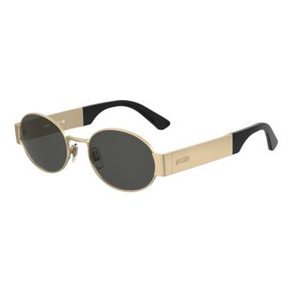 Moschino Sunglasses, unisex, Yellow, 55 MM, Rose Gold Grey Sunglasses